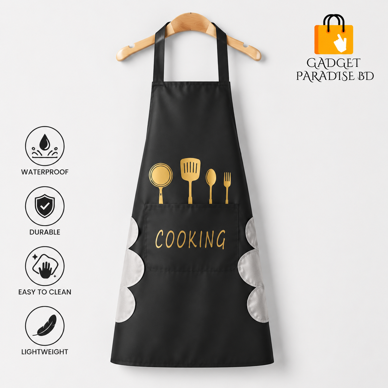 Waterproof Cooking Pring Kitchen Apron 1 Pc - Image 2